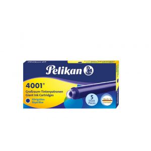 Naboje Pelikan długie 5szt niebieskie